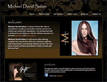 Tablet Screenshot of michaeldavidsalon.com